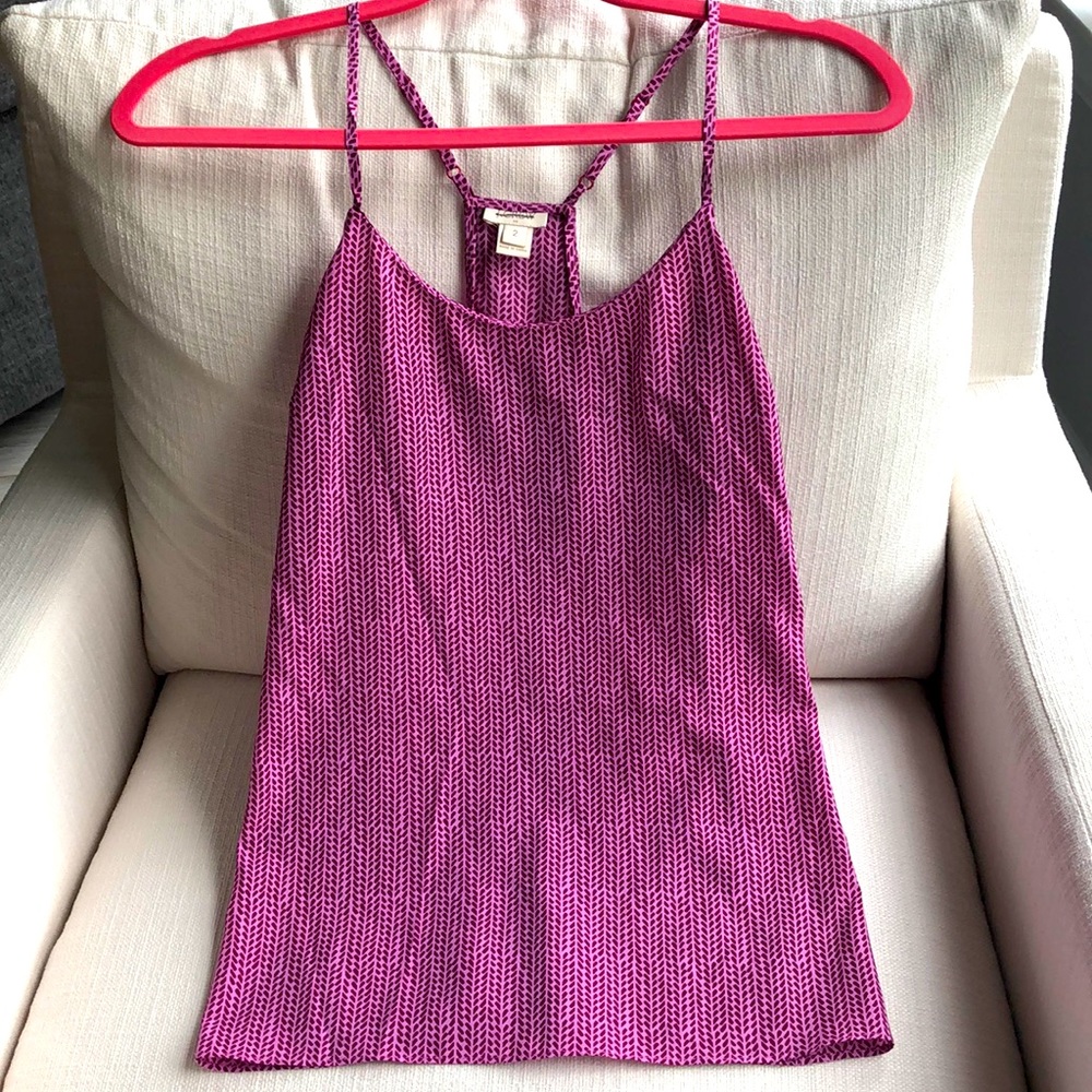 Jcrew printed racerback cami